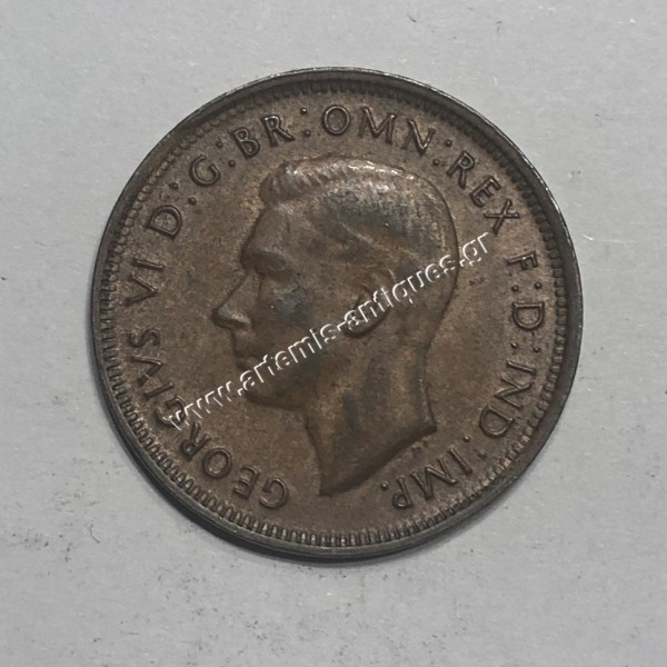 1/2 Penny 1948 George VI UNC Αυστραλία