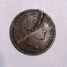 10 Centimos 1878 Alfonso XII Ισπανία Mint Error