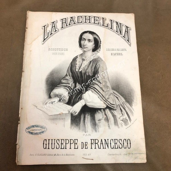 La Rachelina par Giuseppe de Francesco , Constantinople