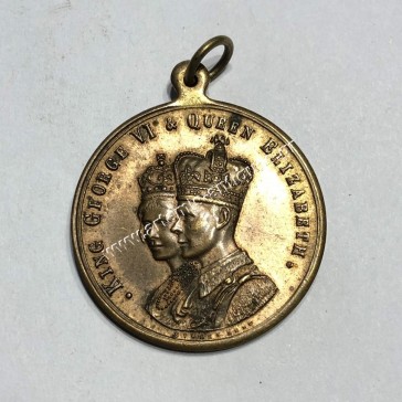 King George VI and Queen Elizabeth Coronation Day 1937 Commemorative Medal Australia