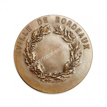 Ville de Bordeaux Marrianne Μπρούτζινο Μετάλλιο Γαλλία 2