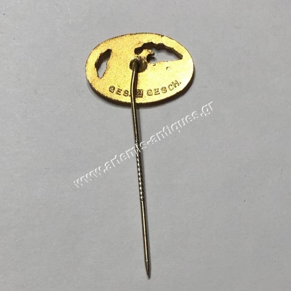 German Life Saving Association Stick Pin Gold Grade