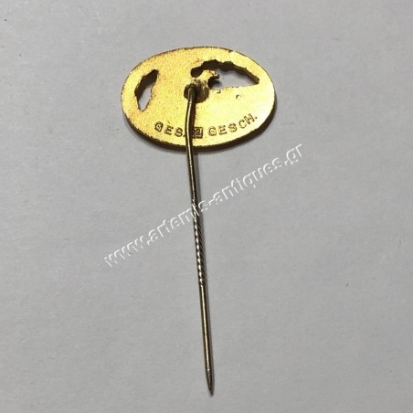 German Life Saving Association Stick Pin Gold Grade