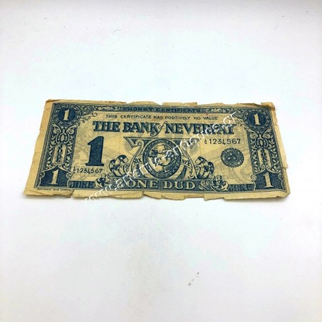 The Bank of Neverpay Funny Banknote E&S London 1930's