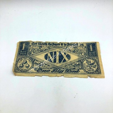 The Bank of Neverpay Funny Banknote E&S London 1930's 2