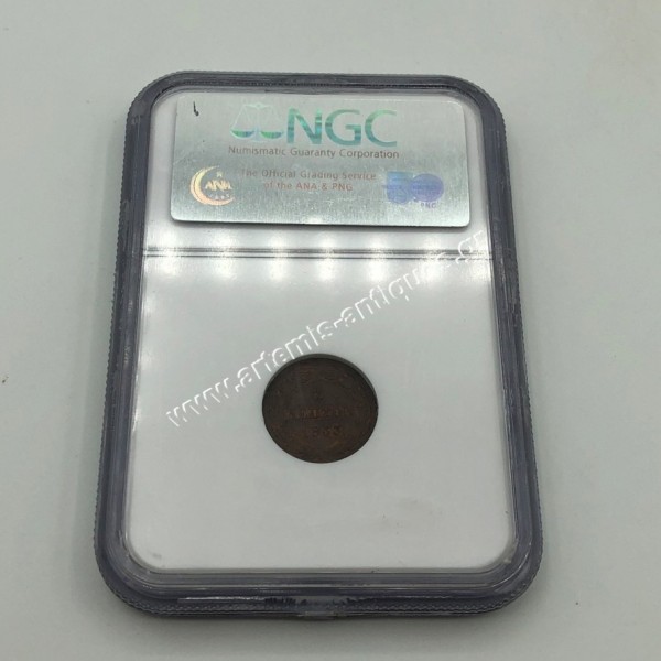 1 Lepto 1833 NGC MS 64 BN Othon Old Grading