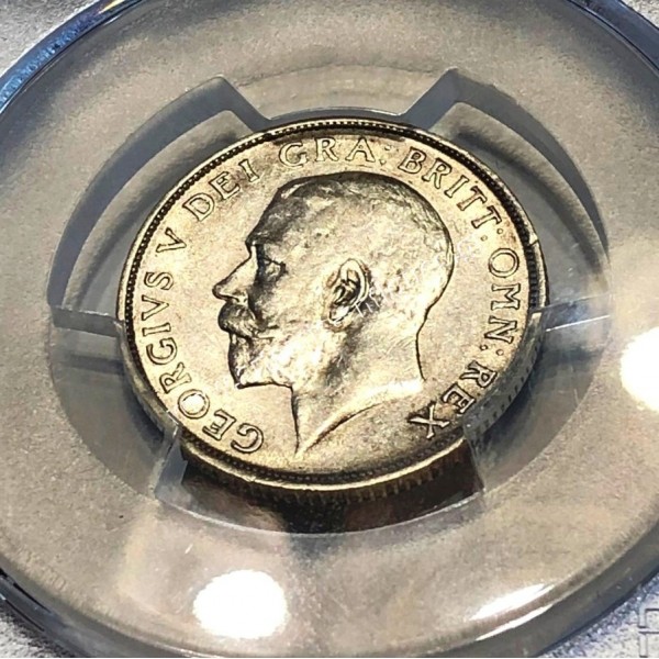 1 Shilling 1915 George V PCGS AU55 Great Britain