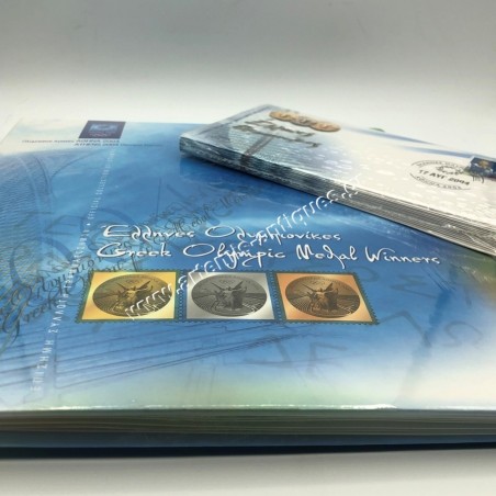 Greek Olympic Medal Winners Collection and 1st Day of Issue Covers by Hellenic Post ELTA (Sealed)