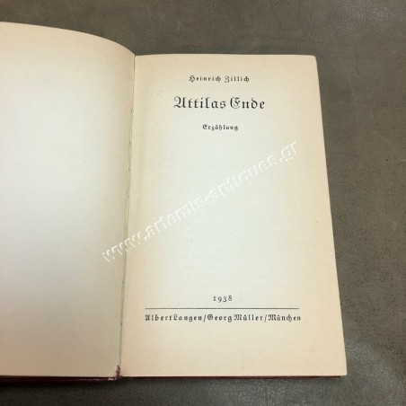Attilas Ende Erzahlung by Heinrich Zillich 1938