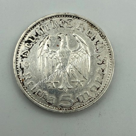5 Marks 1935 E Paul von Hindenburg Γερμανία