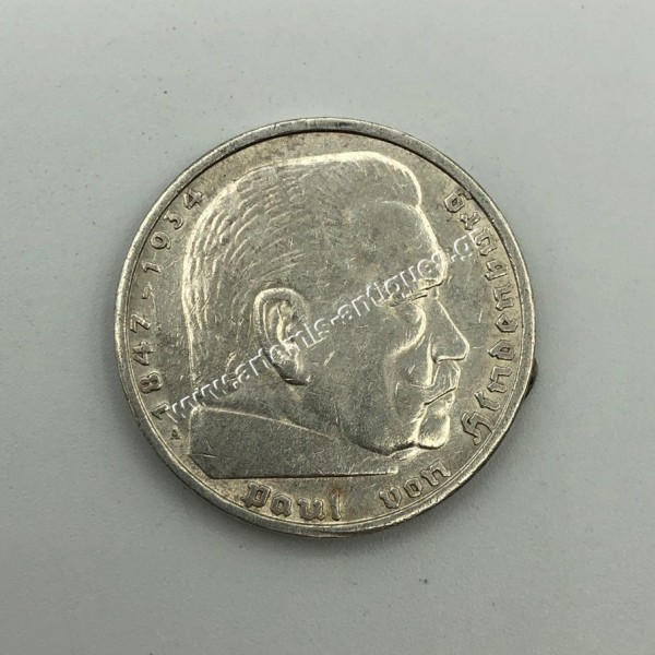 5 Marks 1936 A Paul von Hindenburg Γερμανία