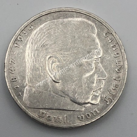 5 Marks 1936 A Paul von Hindenburg Germany