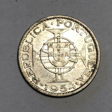 10 Escudos 1954 Πορτογαλική Μοζαμβίκη