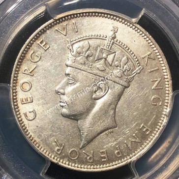 1/2 Crown 1941 George VI PCGS AU55 Νότια Ροδεσία