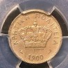 10 Lepta 1900 A Prince George PCGS AU50 Cretan State