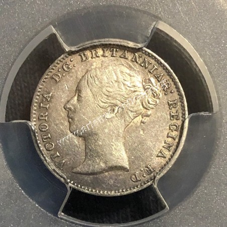 3 Pence (D) 1865 Victoria PCGS XF45 Great Britain