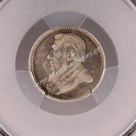 6 Pence 1892 PCGS F15 Νότιος Αφρική