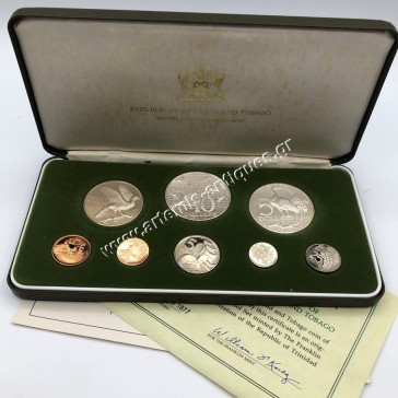 Proof Coin Set 1977 Trinidad and Tobago