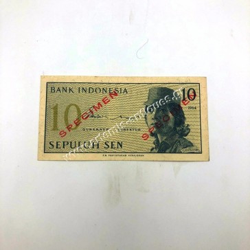 10 Sen 1964 Specimen Ινδονησία