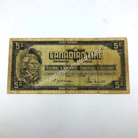 5 Cents Canadian Tire