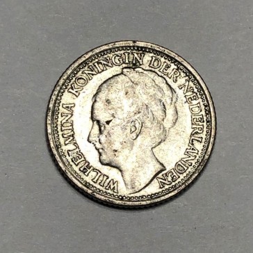 10 Cents 1938 Wilhelmina Ολλανδία