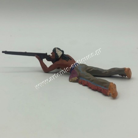 Native American with Rifle Elastolin