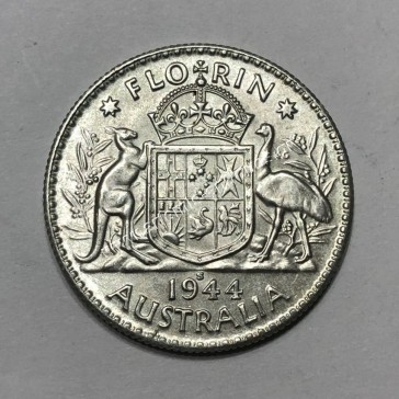 1 Florin 1944 S George VI UNC Αυστραλία 2