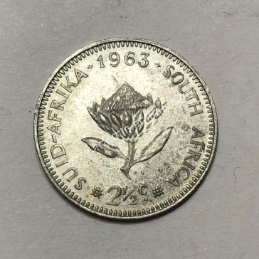 2 1/2 Cents 1963 Proof Νότιος Αφρική 2