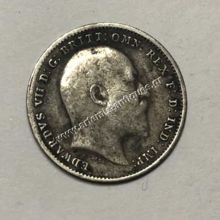 3 Pence 1919 George V AU-UNC Ηνωμένο Βασίλειο
