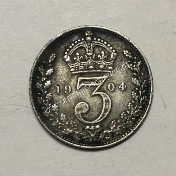 3 Pence 1919 George V AU-UNC Ηνωμένο Βασίλειο 2