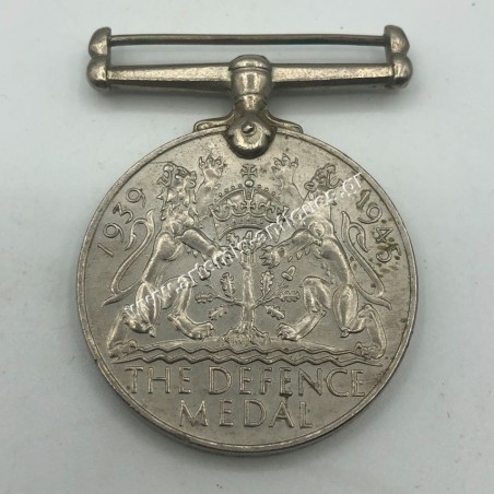 Μετάλλιο Άμυνας 1939-1945 Απονεμημένο Γεώργιος 6ος Ηνωμένο Βασίλειο