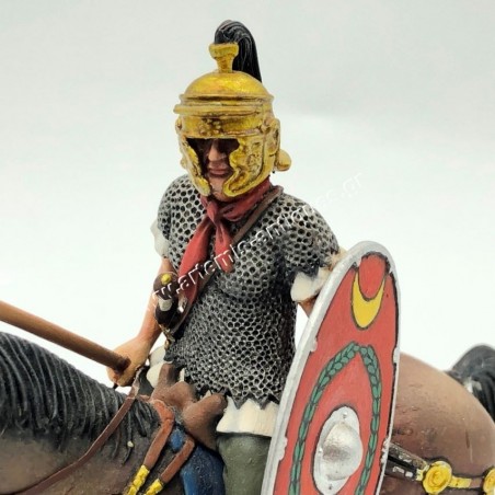 Αρχαίος Ρωμαίος Έφιππος Figurine