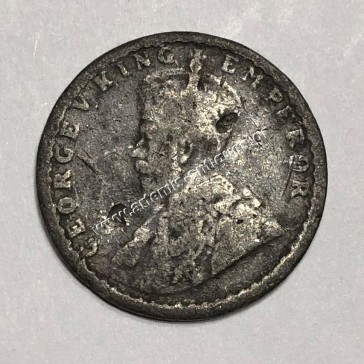 1/4 Rupee 1916 George V India - Britain Counterfeit of the Era