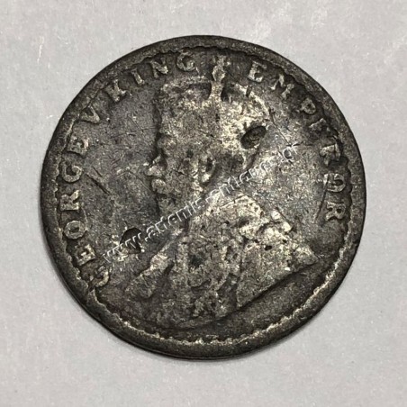 1/4 Rupee 1916 George V Ινδία - Βρετανία Κίβδηλο της Εποχής