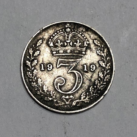 3 Pence 1919 George V Ηνωμένο Βασίλειο