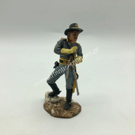 Civil War Confederate Officer Semi Figurine