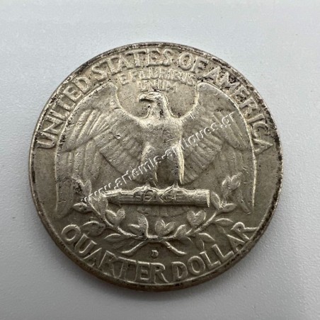 25 Cents 1963 D AU-UNC  Washington Quarter