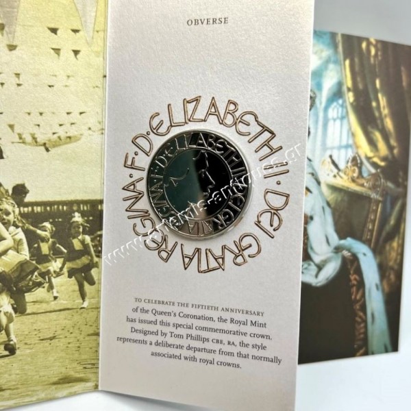 5 Pounds 2003 Ιωβηλαίο Στέψης Ηνωμένο Βασίλειο