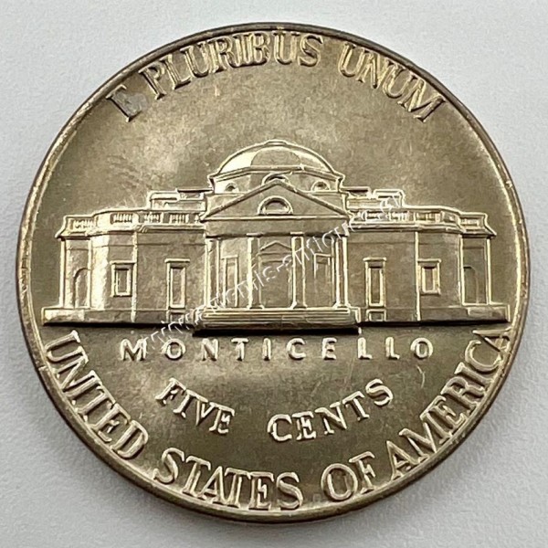 5 Cents 1975 D Jefferson Five Cents FS GEM-BU