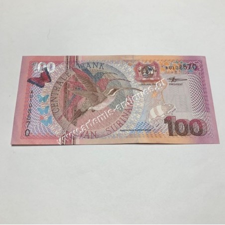 100 Gulden 2000 AU-UNC Suriname