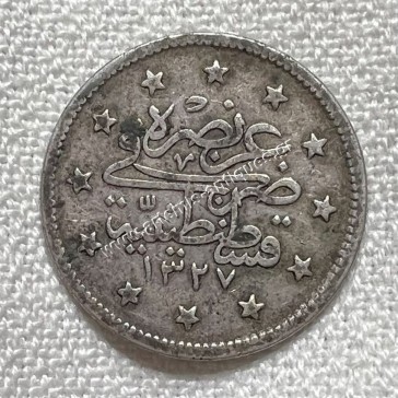 2 Kurus 1327/1910 Mehmed V Οθωμανική Αυτοκρατορία 2
