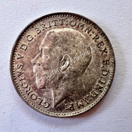 3 Pence 1915 UNC George V Ηνωμένο Βασίλειο