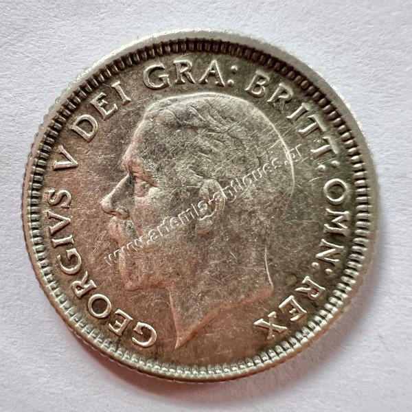 6 Pence 1927 AU-UNC George V United Kingdom