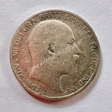 6 Pence 1904 Edward VII Ηνωμένο Βασίλειο