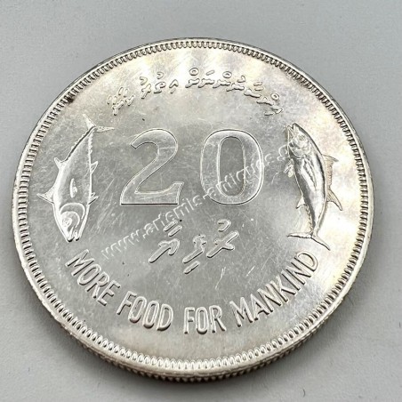20 Rufiyaa 1397/1979 FAO Maldives