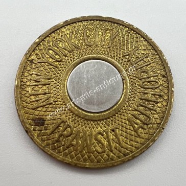 "Bullseye" New York City Subway Token