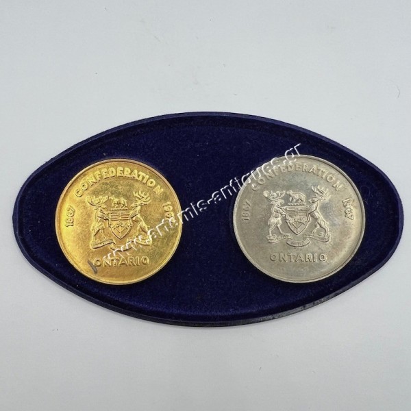 Ontario Mining Industry Medals 1867-1967 Canada