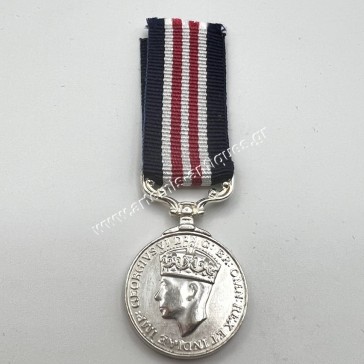 Bravery in the Field Miniature Replacement Medal George VI