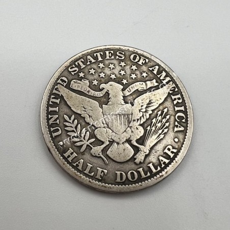 1/2 Dollar 1909 Barber Half Dollar