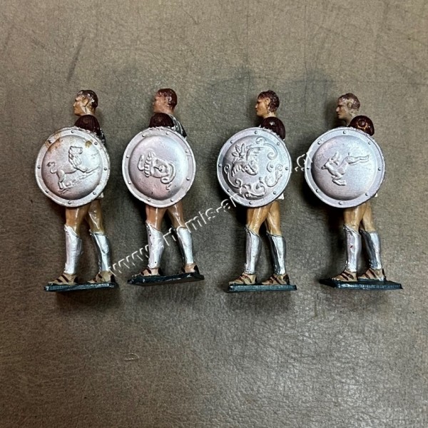 Ancient Greeks White Tunic Full Set of Shields PAL